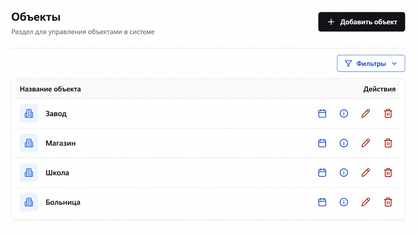 База рабочих объектов Uchop